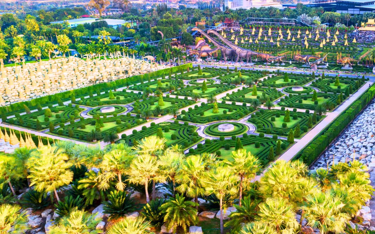 Nong Nooch Tropical Garden Pattaya has a large area